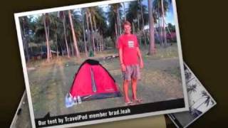 preview picture of video 'Night in the tent Brad.leah's photos around Ko Lanta Yai, Thailand (tenting krabi thailand)'