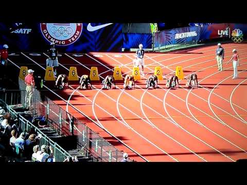 Justin Gatlin 9.80!!! Wins 100m finals(World Leader) Olympic Trials 2016(Wind Legal)