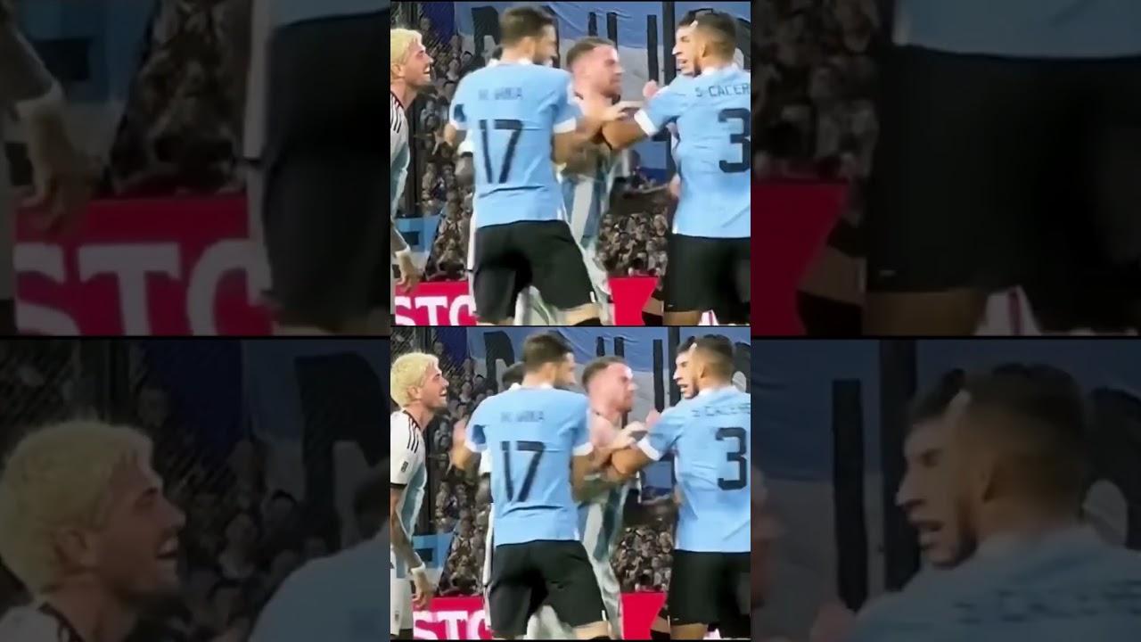 Fight Lionel Messi Vs Uruguay
