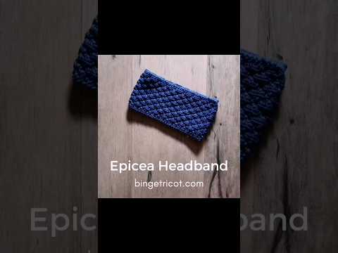 Epicea headband /bandeau tuto gratuit #tricot #diy #tuto #handmade #crafts #knitting #yarn