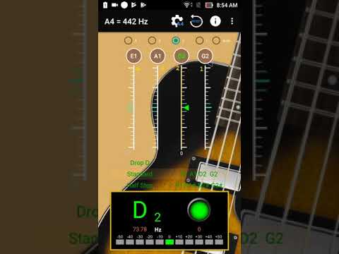 BassTuner - Tuner Bass Guitar Video