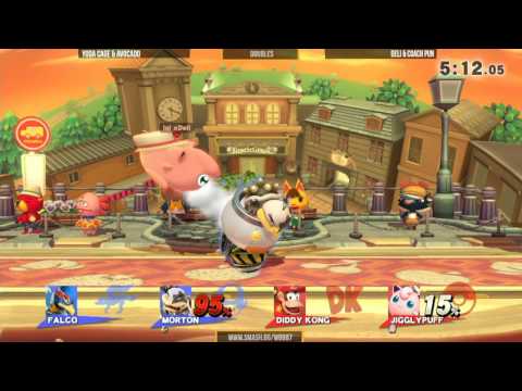 WBB #87 | Avocado & Yoda Cage vs Coach Pun & Deli - Winners Round 1 - Smash 4 Doubles