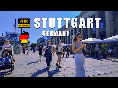 Stuttgart, Germany Walking Tour | Relaxing Thursday Vibes 2025 | 4K 60FPS