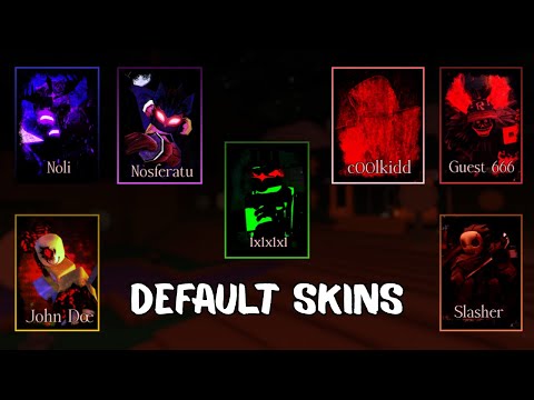 Server Wiping With DEFAULT Killer Skins | FORSAKEN