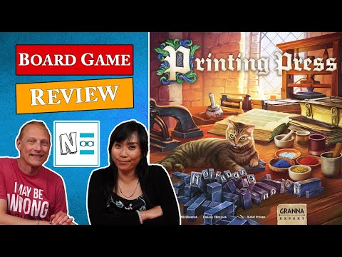 PRINTING PRESS - Board Game Review