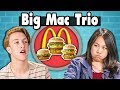 BIG MAC TRIO CHALLENGE! | Teens Vs. Food