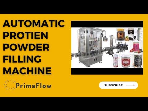 Automatic Protien Powder Jar filling Machine