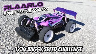 RLAARLO Buggy 3S PB (BRUSHLESS Modified) 1/14 vs GROM Speed Challenge @UrbanLegendRC @LindenRc215