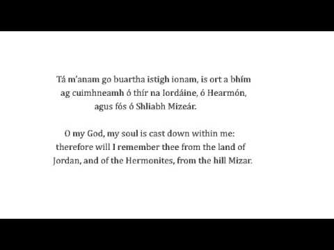 Psalm 42 in Gaelic by Richard Wilson