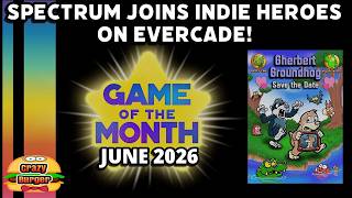 Evercade Game Of The Month June 2026 - Gherbert Groundhog Save The Date - A Spectrum Game!
