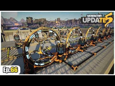 Satisfactory update 5 Gameplay - Particle Accelerator | Waste Process | The Big Machine | Ep.66