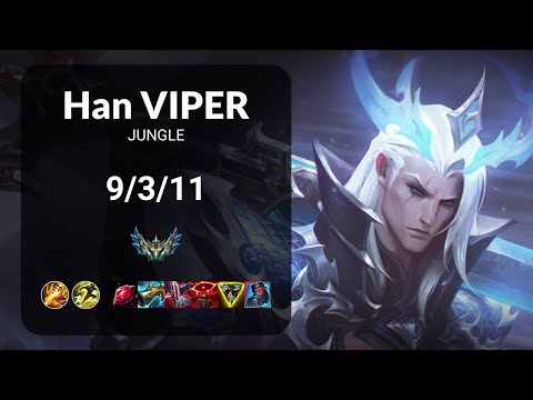 Han Viper Viego vs Han Peanut Lillia JUNGLE - KR CHALLENGER Patch 15.5