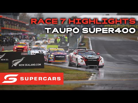 SUPERCARS 2024 ITM Taupō Super400 レース7ハイライト動画