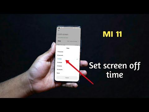 Set screen on time change Screen timeout in MI 11 me kaise badlen