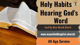 Holy Habits - Hearing God's Word