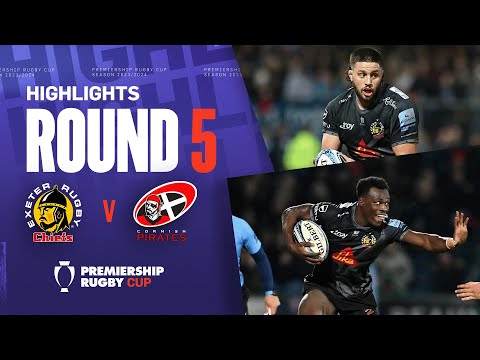 Exeter Chiefs v Cornish Pirates - HIGHLIGHTS | A Brown-Bampoe Hat-Trick | Premiership Rugby Cup
