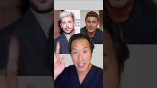 Zac Efron: Plastic Surgery or Jaw Fracture? #shorts #zacefron