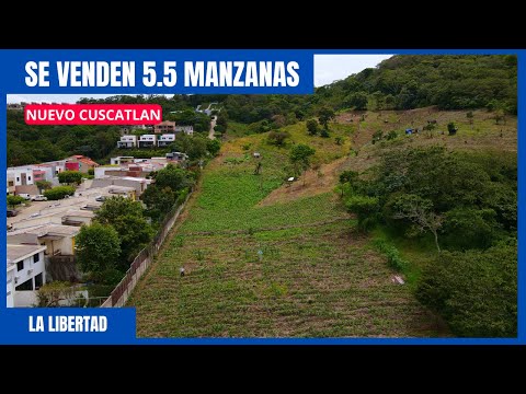 Se venden 5.5 manzanas en 📍Nuevo Cuscatlán, La Libertad, frente al Club Salvadoreño