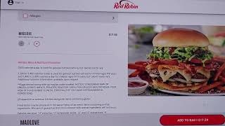 Red Robin website test