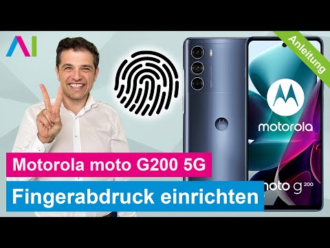 Motorola moto g200 5G - Fingerabdruck einrichten • 📱 • 👆🏼 • 🔐 • Anleitung | Tutorial
