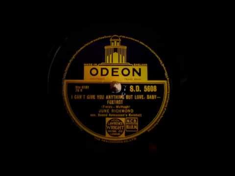 I can't give you anything but love - June Richmond - 1951