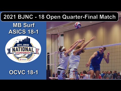 2021 BJNC 18 Open Gold Quarter Final - MB Surf ASICS 18's 1 vs OCVC 18-1