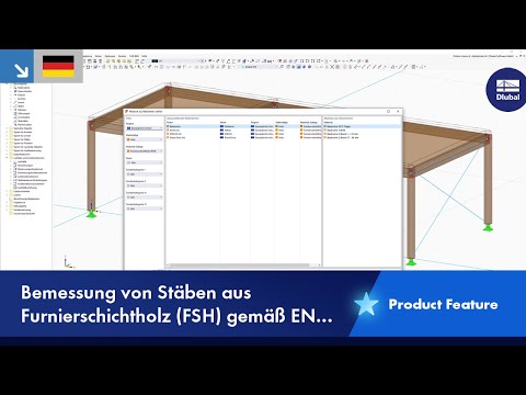 Bemessung von Stäben aus Furnierschichtholz (FSH) gemäß EN 1995-1-1