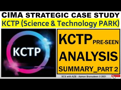 CIMA SCS KCTP Complete Pre-seen Analysis | Familiarization | CIMA Strategic Case Study February 2021