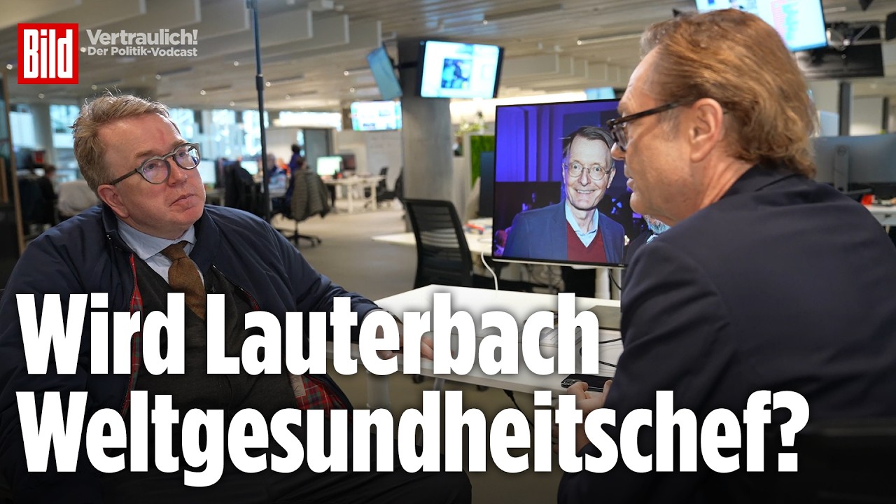 Wird Lauterbach Weltgesundheitschef? – Spitzenjob mit Traumgehalt winkt! | Vertraulich-Clips