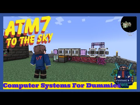 All The Mods 7 To The Sky | Ep9 | Applied Energistics Computer Storage!