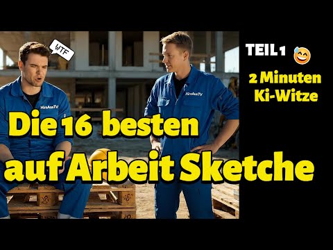 16 lustige auf Arbeit Videos Teil1 😂| Compilation Büro Baustelle KI-Videos | #lustig #comedy #arbeit
