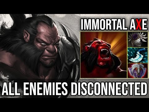 Best Offlaner [Axe] How to Make All Enemies Disconnected GODLIKE Axe Zero Death 7.19 Dota 2 FullGame