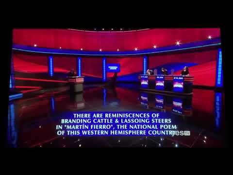Final Jeopardy, lucky win? 🤔 - Josh Gruenberg Day 2 (2/13/20)