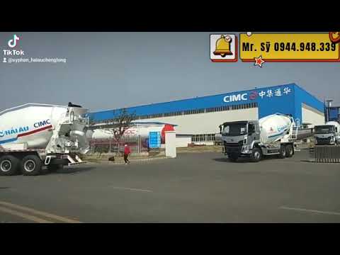 xe bồn trộn chenglong 350hp 10m3 và 12m3