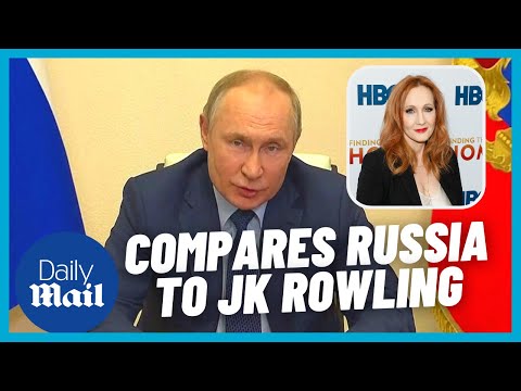 Putin says Russia being 'cancelled' like JK Rowling in bizarre speech