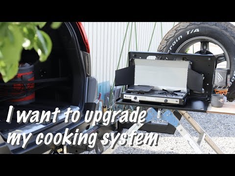 X-TRAIL T31 /The food attached to the table should be more fun./キャンプ用にテーブルを追加しようか