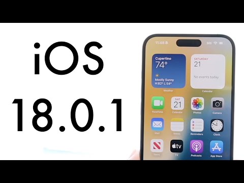 iOS 18.0.1 Problems