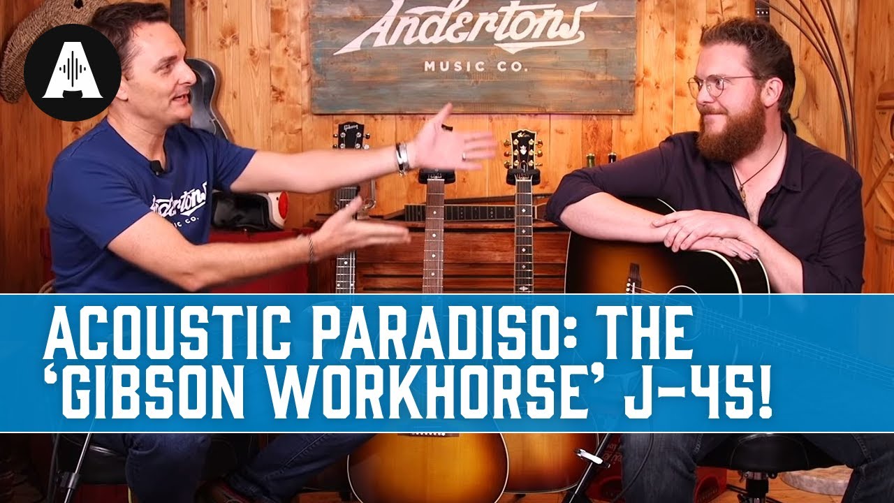 Gibson Montana J 45 Deluxe In Rosewood Burst Andertons Cas