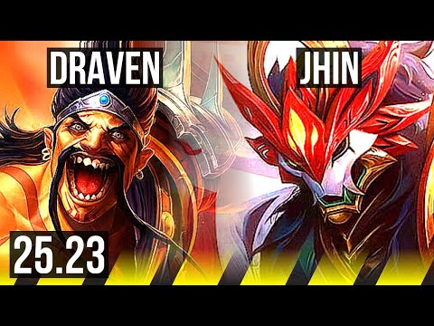 DRAVEN & Nautilus vs JHIN & Alistar (ADC) | EUW Master | 25.23