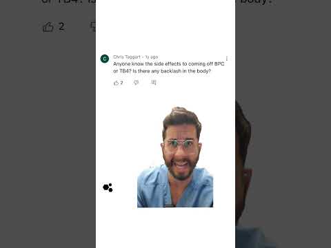 Side effects of stopping BPC-157 and TB500 #bpc157 #peptide #tb500