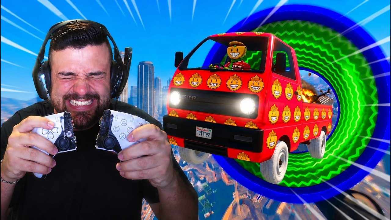 JUEGO UNA CARRERA PERO EL PRIMER PUNTO DE CONTROL ES IMPOSIBLE - GTA 5 ONLINE