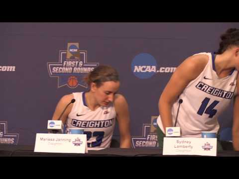 Creighton WBB postgame press conference (NCAA Tournament First Round - 3/17/17)