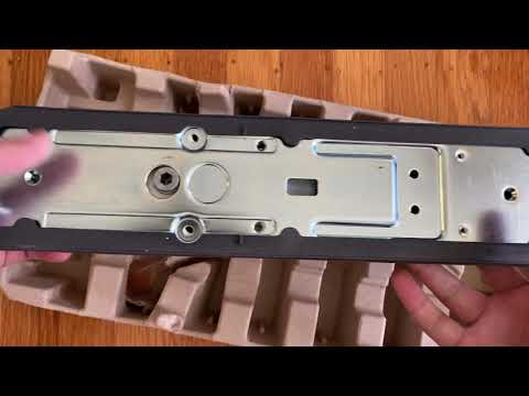 Samsung SHS-P718-LMK Push Pull Biometric Touchscreen Digital Door Lock - Silent Unboxing