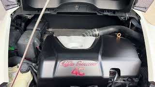 2016 Alfa Romeo 4C Coupe - Idling