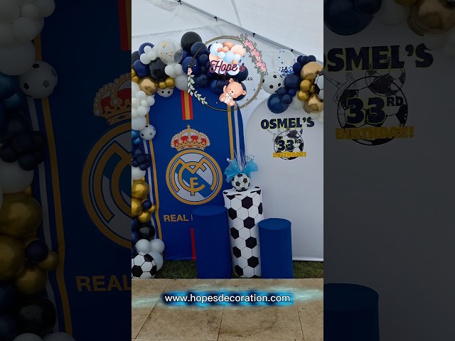 Vídeo relacionado con Eurofiestas - Guirnalda Real Madrid Blanca 12 Banderines de Cartón con Escudo Oficial, Decoración Fiesta Cumpleaños Madridista para Pared, Mesa Dulce, Celebraciones y Fiestas de Fútbol