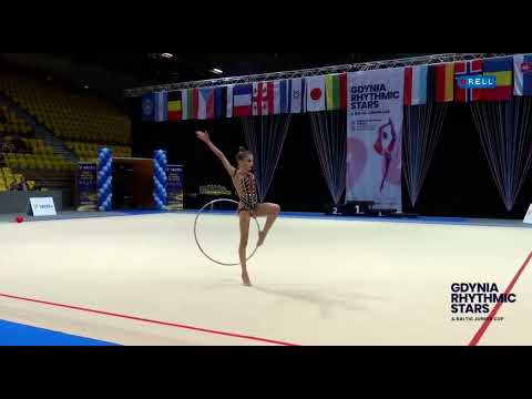 Lisa Maria Garac ROU Hoop JUNIOR AA GDYNIA RHYTHMIC STARS 2023