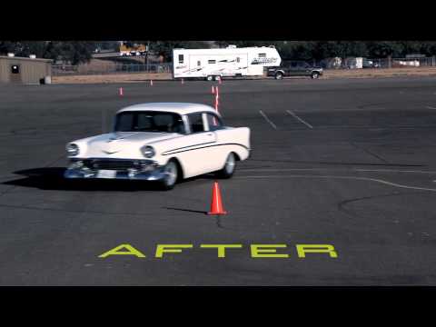 Tri-Five Chevy Before and After Sway Bars