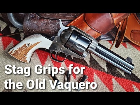 Stag Grips for the Old Vaquero