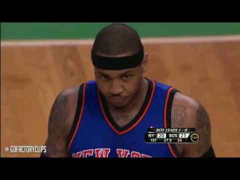 Carmelo Anthony Full G2 Highlights at Celtics 2011 Playoffs   42 Pts, 17 Reb