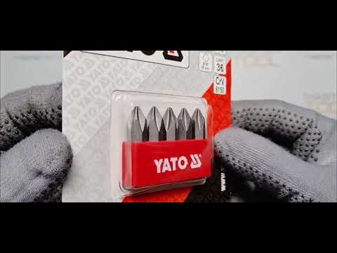 Набор бит PH2 ударных 5 шт. YATO 36 мм, квадрат 5/16 (YT-2810) Набор бит PH2 ударных 5 шт. YATO 36 мм, квадрат 5/16 (YT-2810)